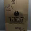 Regalo Baby Basics Infant Bath Tub, Includes Air Mesh Sling, Adjustable As Your Baby Grows, Drying Hook for Easy Clean, 32"L x 17"W x 12.5"H