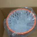 Set of 2 Basketball Trash Can - 2 Zippered Shooting Balls - Perfect Basketball Gift - Boys Room Decor - Easter basket for Dorm or Home Office - Kids Bedroom Wastebasket - Sport Party- Size 12"x12"x12"