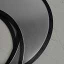 5 Pcs Moon Phase Mirror Set, Acrylic Wall Decorative Mirror Wooden Frame Moon Phase Mirror Home Decor Wall Hanging Mirror for Home Living Room Bedroom Decor (Black)