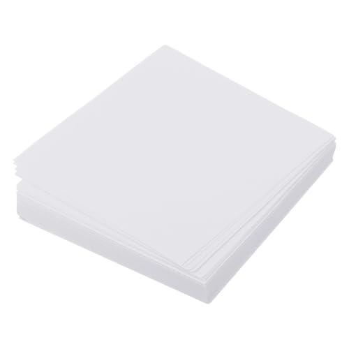 MECCANIXITY 100 Sheet Origami Paper Double Sided White 2x2 Inch Square Sheet for Art Craft Project, Beginners, Gifts Decor