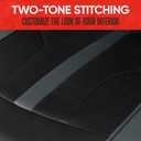 Motor Trend Gray Cloth Car Seat Covers for Front Seats Premium Automotive Bucket Seat Covers, Made for Vehicles with Removable Headrests, Interior Covers for Car Truck Van SUV Seat Protector