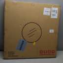 Irregular Wall Mirror,Wood Round Farmhouse Mirror Unique Vanity Mirror,28" Nature Wooden Modern Bathroom Mirror for Washroom Living Room Bedroom (Light Brown)