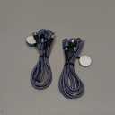 3 in 2 Multi Charging Cable for iWatch Charger/iPhone Charger/CarPlay Cable, Travel Vacation Essentials, (2Pack 5FT) USB C/L/iWatch Charging Cords for iWatch 11-1/iPhone 17-12, Android Car, Blue