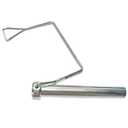 Heavy Duty Square Safety Coupling Pin, High Strength Spring Steel Axle Lock Pin Alignment Pin 15/32" x 3-3/20" (12x80) (2 Pcs)