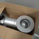90Magnetic Dryer Vent Coupling-Quick Connection and Disconnection Strong Magnet Self-Alignment Design Quick-Installation Dryer Magnetic Vent Connector Dryer Vent Connector KitSilver