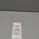 24 Pcs White Flower Press on Nails Medium Square White French Fake Nails Nude False Nails with Silver Glitter Design Glossy Nail Tips Full Cover Acrylic Nail Kit for Women Manicure 24 Pcs