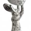Bunny with Flower Candleholder