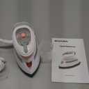 BEAUTURAL Mini Travel Steam Iron for Clothes with Dual Voltage, Temperature Control, Non-Stick Soleplate and Cord Storage, Ideal for Sewing, Quilting and Handcraft (Pink)