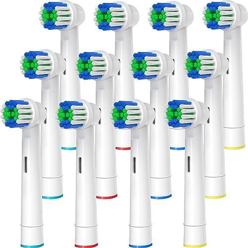 Replacement Toothbrush Heads Compatible with Oral B Braun, 11 Pcs Professional Electric Toothbrush Brush Heads Compatible with Oral B Replacement Heads Refill 7000/Pro 1000/9600/500/3000