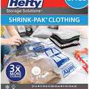 Amazon.com: Hefty Shrink-Pak Vacuum Storage Bags - Space Saver for Under Bed Storage, Clothing and Comforters, 3X More Storage Space, 6 Medium Zipper Bags : Home & Kitchen