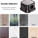 2 x 2026 Upgrade 10 Pack Cord Organizer, Magnetic Cord Holder, Cable Clips for Desk, Adhesive Cable Management Wire Keeper for Nightstand, Home, Office, Desktop, Car, Wall (Black)