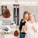 Sympathy Wind Chimes, Memorial Gifts for Loss of Loved One Women Men Wind Chimes, While I was Strong WindChimes for Outside, Condolences Bereavement Gifts for Loss of Mom Dad, 26" Inches