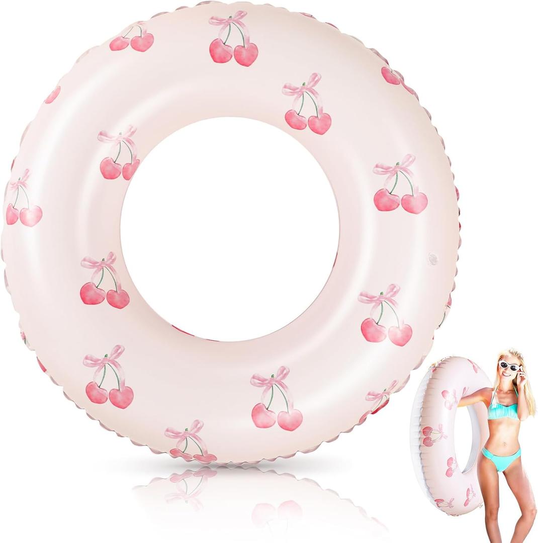 ShinyRelief Inflatable Pool Float Floaties Pool Tubes Inflation Swimming Ring Summer Outdoor Beach Water Floats Party Supplies Floaties