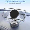 Vacuum Magnetic Car Phone Holder - 360° Rotation & 540° Adjustment, Universal Fit for All Vehicles & Smartphones, Anti-Slip Shockproof Design with Auto-Reinforcement Smart Suction