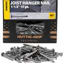 Huttig-Grip 1-1/2 inches Joist Hanger Nail 10 Gauge Bright Finish, 1 lb Pack of 165 Nails