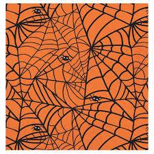 Halloween Spider And Webs Bed Sheet Size 195-230 CM