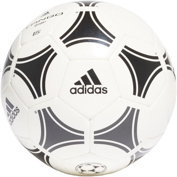 adidas Unisex-Adult Tango Glider Soccer Ball (5, White/Black)