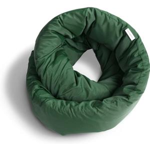 Huzi Infinity Pillow - Travel Neck Pillow - Versatile Soft 360 Support Scarf - Machine Washable - Home Travel Flight Road Trips Airplane Sleeping (Pine Green)