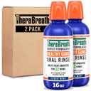 TheraBreath Healthy Gums Mouthwash Clean Mint, Antigingivitis, Dentist Formulated, 16 Fl Oz (2-Pack)