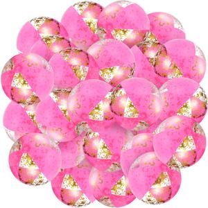 Chivao Inflatable Glitter Beach Ball 5 Inch Confetti Beach Balls Pool Party Decorations Party Decorations Pool Favors Pool Supplies for Summer Play Hawaii Luau(24 Pcs)