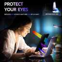 Peslv Privacy Screen for MacBook Pro 14 Inch (2021-2026, M1, M2, M3, M4, M5), MagicSuction Removable Anti Spy Black Protector, Glare Blue Light Filter for Mac Laptop Computer