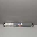 AOSKY Light Filtering Roller Shades Cordless Blinds for Windows, 1% Openness Free-Stop Shades with Valance, Thermal Insulated Fabric, UV Protection, Natural Woven Blinds22" W x 72" H, Black