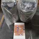 Automatic Cat Feeder and Water Dispenser with Stainless Steel Bowl Dog Gravity Food Feeder and Waterer for Small Medium Pets Puppy Kitten 1 Gallon x 2 (Charcoal gray3.8L*2)