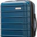 Samsonite Omni 2 Global Carry-On Spinner Luggage - Compact Size For International Travel - Airline-Approved - Features Expandable Polycarbonate Shell, 360 Wheels, USB Power Hub - Lagoon Blue