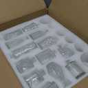 Brajttt Glass Bud Vase Set of 32 pcs,Bud Vases in Bulk,Small Vases for Centerpieces, Mini Flower Vase Bulk for Rustic Wedding Home Table Decorations (Clear)