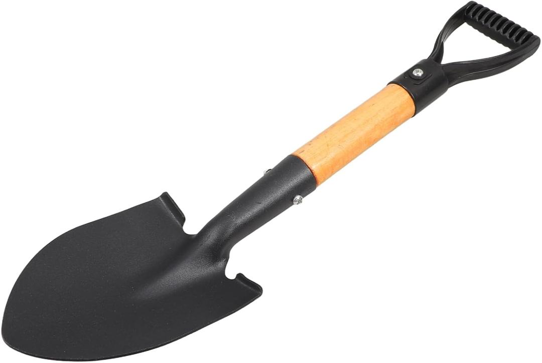 36 Inches Long Handle Black Shovel for Vegetable Planting Garden Digging Tool Sturdy Metal Sifting Shovel