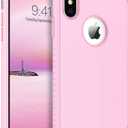 BENTOBEN for iPhone Xs Max Case, Phone Case iPhone Xs MAX, Heavy Duty 2 in 1 Full Rugged Shockproof Protection Hybrid Hard PC Bumper Drop Protective Girls Women Boys iPhone XsMax Covers, Pink Design