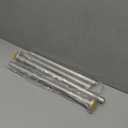 Brushed Nickel Shower Curtain Rods - 31-68 Inch Spring Tension Shower Rods for Bathroom, Adjustable, No Drilling, No Rust, Stainless Steel