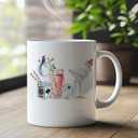 Mahjong Cocktail mug Gifts for Mah Jong Lover Players,mahjong gifts for women,Mah jong Accessories Ceramic Coffee Tea Mug 11 oz