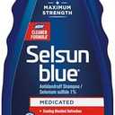 Selsun Blue Medicated Antidandruff Shampoo, Maximum Strength Scalp Treatment With Selenium Sulfide, 11 fl. oz.