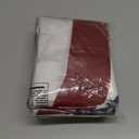 Motiloo American Pleated Fan Flag Bunting - 1.5x3Ft Patriotic Half Fan Banner for 4th of July, Memorial Day - Indoor/Outdoor Decoration (Set of 8)