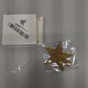 Hanaive Valentines Tree Topper Mini Star Small Treetop for Christmas Tree Star Ornaments Decorative for Home Xmas Holiday Party(Gold,2.36 Inch,Glitter)