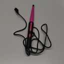 Hair Curling Wand, 0.5-1Inch Tapered Curling Iron, Professional Ceramic Hair Curler Wand with Heat-Resistant Glove, Dual Voltage (Rose Gold) (Magenta)