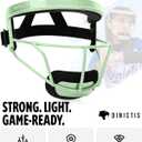 Dinictis Softball Face Mask, Lightweight, Comfortable, with Wide Field Vision, Durable and Safe Face Guards, Premium Protective Softball Fielder's Mask