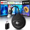 Android Auto Wireless Adapter Built-in YouTube TikTok Hulu and More, Watch Video Without WiFi or Bluetooth, SmartBox Support Download Your Favorite APP, Fit for OEM Wired Android Auto Cars