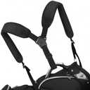 Aliennana Golf Bag Shoulder Strap, Universal Golf Bag Strap Replacement Double Shoulder Adjustable Strap Padded Golf Bag Carry Strap