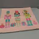 PANDICORN Christmas Pillow Cover 18x18 Inch Pink Nutcracker Christmas Decor Outdoor Xmas Party Decorations Winter Holiday Pastel Decorative Throw Pillow Case for Home Living Room Bedroom Sofa Couch