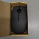 VssoPlor Wireless Mouse, 2.4G Slim Portable Computer Mice with Nano Receiver Quiet Silent Optical Laptop Mouse for Notebook, PC, Laptop, Computer-Black and Gray