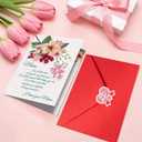 3 x TOYPOPOR Mother's Day Card, Happy Mother's Day Mom Gift, Father's Day Greeting Cards with Blank Cards, Envelopes, Stickers and Pens, Personalized Gift for Mom Dad Wife Husband from Daughter Son