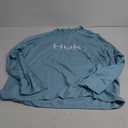 HUK Men's Pursuit Vented Long Sleeve Hoodie, Fishing Shirt with Hood (XX-Large, Marine Blue)
