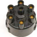 Pertronix D656600 Black Distributor Cap for Cast Distributor 6 Cylinder Engine