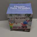 Yarn Winder, Electric Yarn Ball Winder for Crocheting, Efficiently Cake with Strong Tension Adjustable Speed Up to 13 oz, Automatic Spinner Wool for Knitting Enthusiast (Blue)