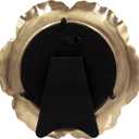 Circular Gold Floral Photo Frame / 4x4 In | For Tabletop Display | Perfect for Home Decor, Wedding, Graduation, Or Milestone Photos