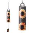 Taman Wind Chime - 28" Sunflower Metal Wind Bell Deep Tone Serenity Valentine's Day Gift Mobile Memorial Sympathy Gift for Home, Outdoor, Yard, Patio,Garden Decor