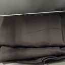 NICETOWN Patio Door Curtain 95 inch Length, Grommet Top Thermal Insulated Blackout Panels Curtain Drapes for Sliding Glass Door (Gray, 80" Wide, 1 Panel) (Grey)