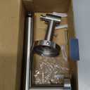 RARXTR Bathroom Toilet Paper Holder Wall Mount SUS304 Stainless Steel Double Post Pivoting Toilet Paper Roll Holder Wall Mounted for Bathroom RV Commercial Toilet Tissue Dispensers, Brushed Nickel